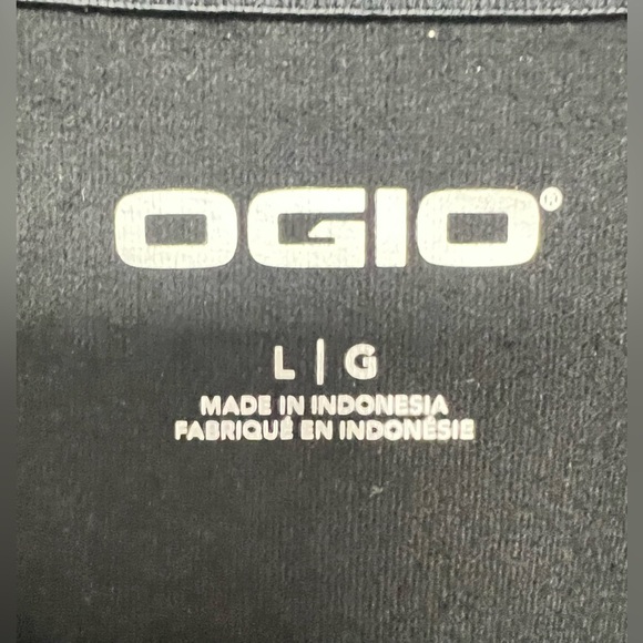 OGIO Men's Black Zip-Up Bomber Style Fleece Jacket- Large - Picture 2 of 5